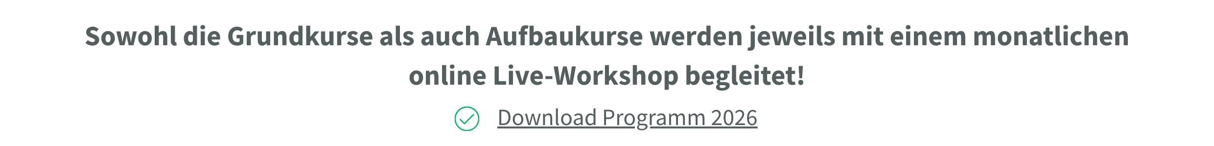 Seminarprogramm 2026